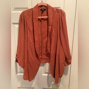 Torrid, Lightweight Burnt Orange Blazer, Size 4